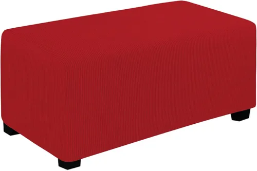 Miniatura 110 de Easy-Going Funda Elástica para Otomana Taburete de Almacenamiento Plegable Protector de Muebles Funda Rectangular Suave con Parte Inferior Elástica
