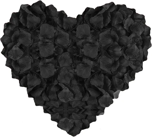 Miniatura 11 de 1000 pétalos de rosa falsos para noche romántica, creación de ambiente festivo romántico, para propuesta de matrimonio, boda, día de San Valentín