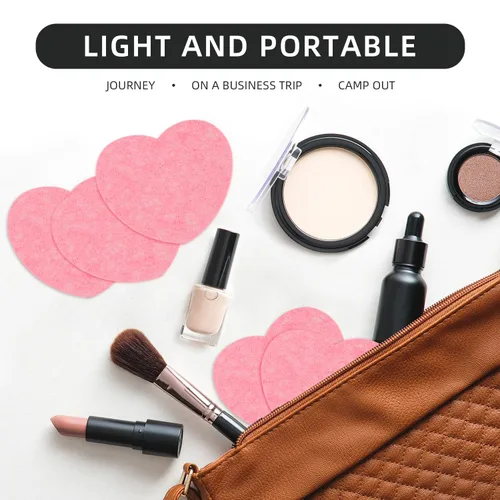 Miniatura 7 de 50 esponjas faciales comprimidas en forma de corazón, esponjas cosméticas 100% naturales para limpieza facial para limpieza facial diaria