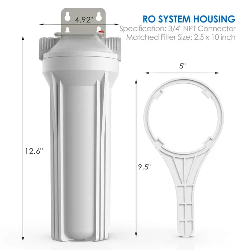 Miniatura 2 de SimPure Carcasa para filtro de agua para toda la casa, filtro de agua en línea para el hogar, filtro de sedimento universal de 10 pulgadas