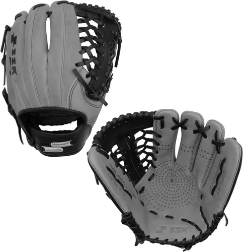 Miniatura 12 de SSK Z5 Craftsman Guante de béisbol para infield – 11.25” - 11.5” - 11.75” - 12” – Lanzamiento con mano derecha y izquierda Rojo/Verde Kelly/Blanco