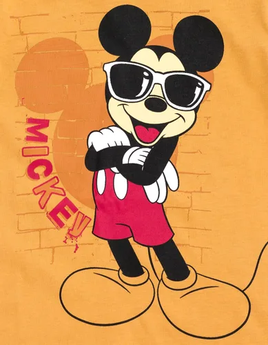 Miniatura 5 de Disney- Camisa de manga corta y pantalones cortos de malla de Mickey Mouse