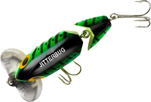 Miniatura 2 de Arbogast Jitterbug Topwater Bass - Señuelo de pesca para pesca nocturna Fire Tiger