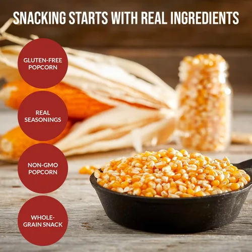 Miniatura 6 de Palomitas de maíz gourmet Colorado Jack: Mantequilla real y vainilla, cultivadas por agricultores, delicioso aperitivo, regalo sabroso - Sin jarabe
