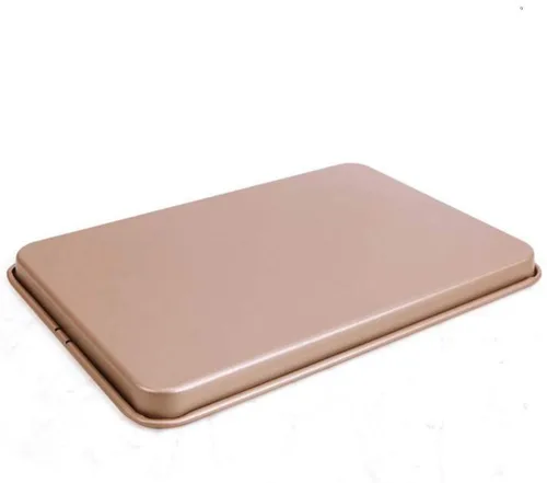 Miniatura 3 de CAN_Deal Bandeja antiadherente para hornear de 13 pulgadas, ideal para hacer galletas, asar, turrón