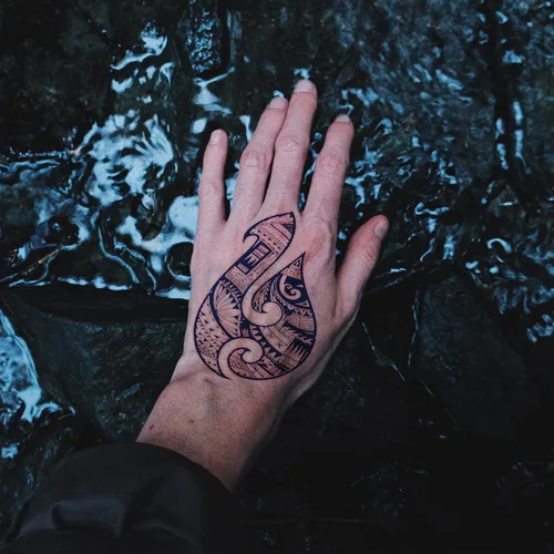 Miniatura 6 de 10 tatuajes vikingos celtas nórdicos para la parte posterior de las manos y los antebrazos, tatuajes tribales de Bule para la cara, fiesta vikinga