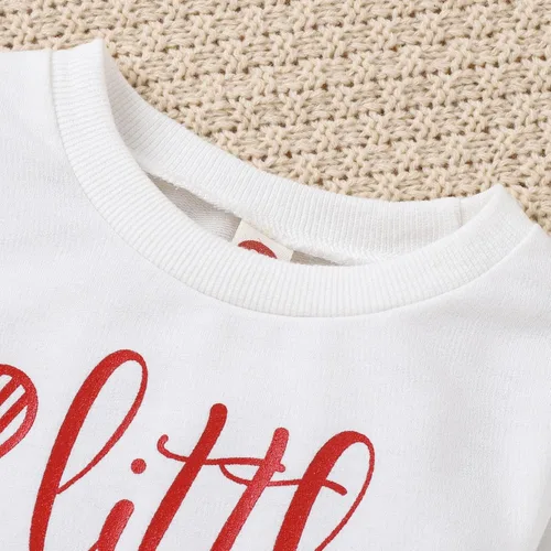 Miniatura 7 de Toddler Girls Valentine's Day Long Sleeve Letter T Shirt Pullover Tops Bell Bottoms Pants Kids Girl Outfits Teens
