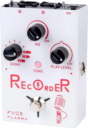 Miniatura 12 de FLAMMA FV04 Pedal de Armonía Vocal Procesador de Efectos Vocales Stompbox Armonizador de Micrófono de Voz con Reverb 12 Tonos con 11 Modos de FV04
