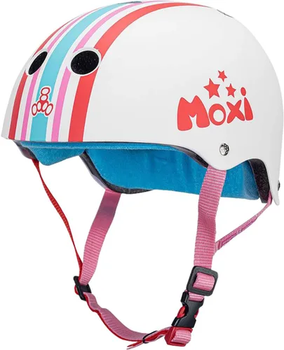Miniatura 17 de Triple Eight Casco certificado Sweatsaver para patineta, BMX, Roller Derby, patinaje sobre ruedas, patinaje en línea, scooter y bicicleta Carbon