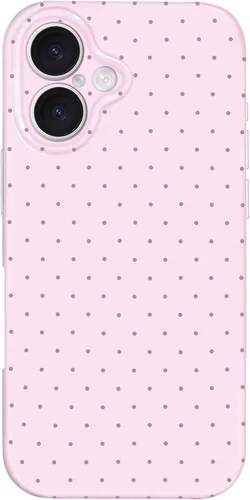 Miniatura 209 de Hython Funda para iPhone Air, diseño estético de lunares lindos, funda simple de 6.5 pulgadas, delgada, antiarañazos, parachoques de TPU suave, a