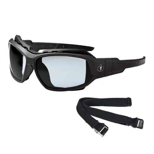 Miniatura 9 de Ergodyne Skullerz Loki Spoggles Gafas de Seguridad Convertibles Antiarañazos - Incluye Junta y Correa para Convertir a Gafas Protectoras, Antivaho