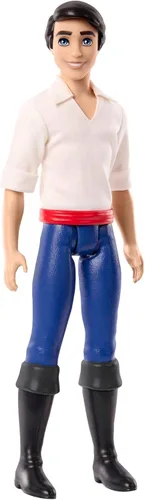 Miniatura 7 de Mattel Disney Princess Toys, Prince Eric Posable Muñeca de moda con traje exclusivo, inspirado en la película de La Sirenita