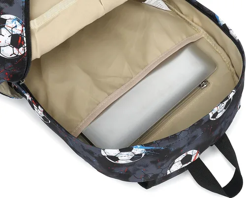 Miniatura 33 de CAMTOP - Conjunto de mochila y lonchera con estampados divertidos para niños de preescolar y primaria), Y0058-2