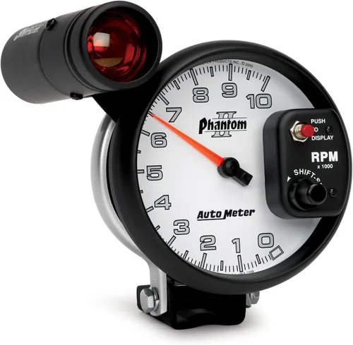 Miniatura 6 de Auto Meter Tacómetro Shift-Lite 7599 Phantom II 5" 10000 RPM