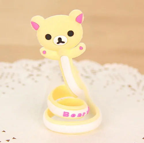 Miniatura 4 de yueton Paquete de 10 unidades de lindos conejos, conejo, gato, osos, organizador de cables, auriculares, auriculares, auriculares, enrollador