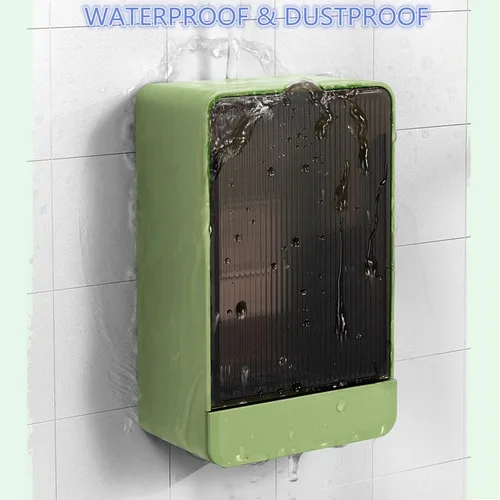 Miniatura 3 de HANCELANT Jaboneras de baño, paquete de 2 jaboneras con drenaje montado en la pared, caja de jabón para ducha, baño, fregadero de cocina, mantiene