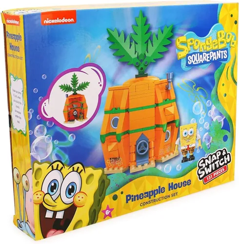 Miniatura 3 de Snap & Switch - Juego de construcción de la casa de piña de Bob Esponja