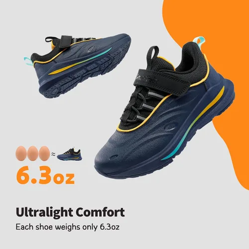 Miniatura 7 de DREAM PAIRS Zapatos deportivos para niños y niñas, para correr, atléticos, protectores, para caminar, serie Durastep para niños pequeños y grandes