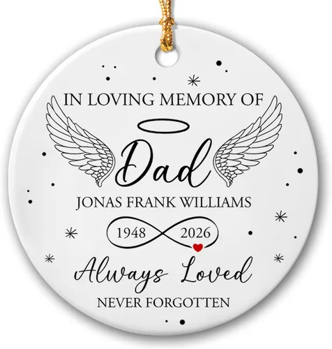 Miniatura 14 de Those We Love Don't Go Away - Adorno de cerámica conmemorativo, regalos de condolencias, regalos de duelo, adorno de recuerdo conmemorativo, Adorno