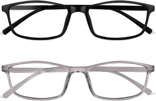 URAQT Lentes de luz azul para mujeres y hombres, lentes de bloqueo de luz azul, lentes de lectura para computadora y juegos, lentes transparentes de