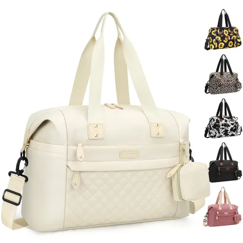 Miniatura 11 de Pritent Bolsa de pañales, bolsas de pañales para bebé con funda para chupete, correas de hombro, clips para cochecito, bolsa grande impermeable