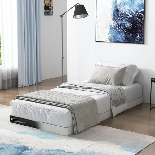 Miniatura 8 de Vehowy - Somier de 4 Pulgadas para Cama Individual, Somier de Tamaño Individual Únicamente, Base de Colchón Resistente, Base de Cama Metálica