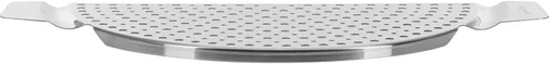 Miniatura 9 de Westmark Colador de sartén de acero inoxidable – Escurridor de ollas resistente al calor con asas de agarre empotradas, se adapta a macetas de hasta