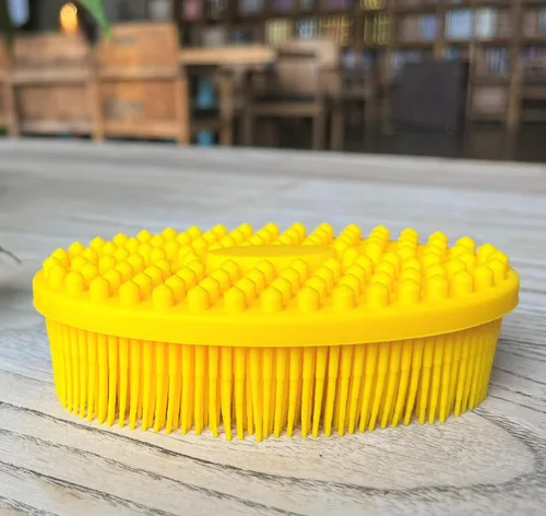 Miniatura 39 de Cepillo sensorial prémium para niños o autismo, limpiador corporal de silicona suave, 2 en 1, cepillos sensoriales para terapia ocupacional, esponja