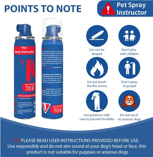 Miniatura 6 de Gutes Leben Spray corrector para perros, 2.4 fl oz, entrenador de perro para detiene ladridos, saltos, ayuda a detener el comportamiento innecesario