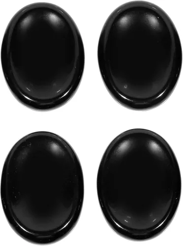 Miniatura 13 de mookaitedecor Paquete de 4 piedras ovaladas para el pulgar, piedras preciosas pulidas para ansiedad, terapia de cristal, meditación, equilibrio