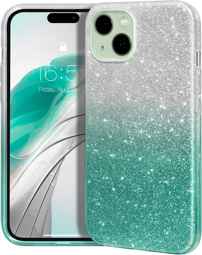 Miniatura 10 de MATEPROX - Funda compatible con iPhone Air de 6.5' [2025], carcasa protectora de 3 capas con purpurina brillante y tendencia, anti-arañazos y a