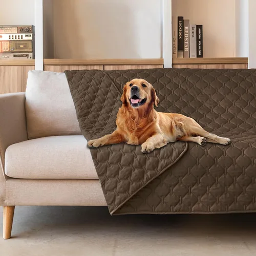 Miniatura 39 de gogobunny Manta 100% Impermeable de Doble Cara para Perros, Cubierta Suave para Cama de Mascotas, Reversible, Protege Muebles, Sillón, Sofá, Coche
