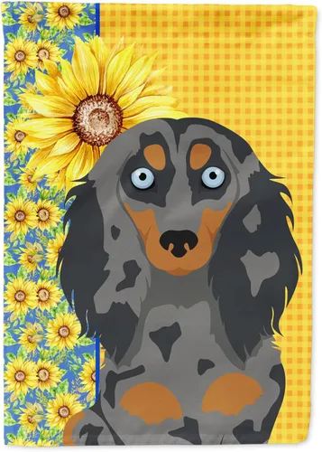 Miniatura 75 de Caroline's Treasures WDK5331CHF - Bandera de verano con diseño de girasoles rojos y blancos, manga grande, para porche, para colgar en la pared