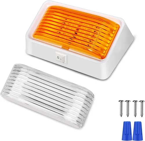 Miniatura 7 de BlueFire Luz LED superbrillante para porche de caravana, luces exteriores para porche, luz de repuesto de 12 V con interruptor de encendido/apagado