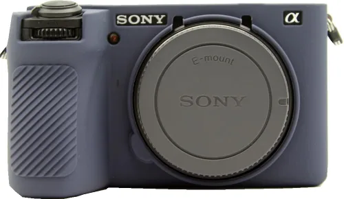Miniatura 8 de Funda para cámara A6700, funda de silicona delgada y ligera para Sony Alpha A6700 (negro, glaseado)