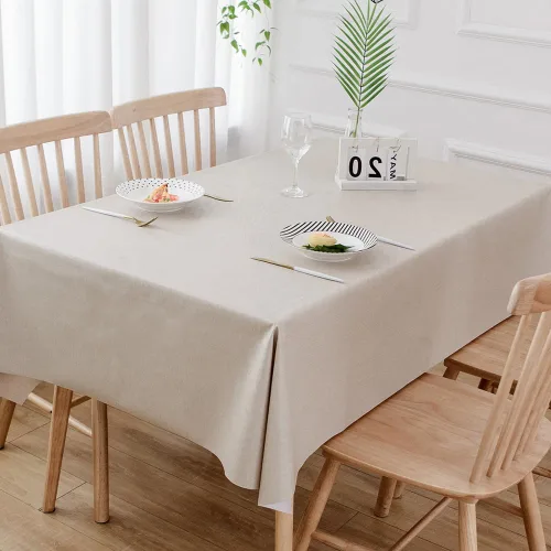 Miniatura 9 de JZY - Mantel de vinil resistente para mesa de cocina o comedor - Mantel de PVC lavable para mesa rectangular Aves-2