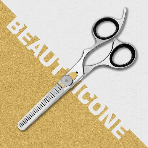 Miniatura 6 de Juego de tijeras de corte y adelgazamiento de cabello, tijeras de peluquería profesionales de 6.5 pulgadas para corte de pelo para hombres/mujeres