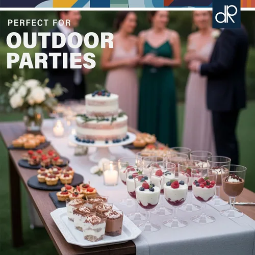 Miniatura 4 de DecorRack 24 copas de vino, 6 onzas, sin BPA, copas de vino de plástico para fiestas, perfectas para fiestas al aire libre, bodas, pícnics, Copa