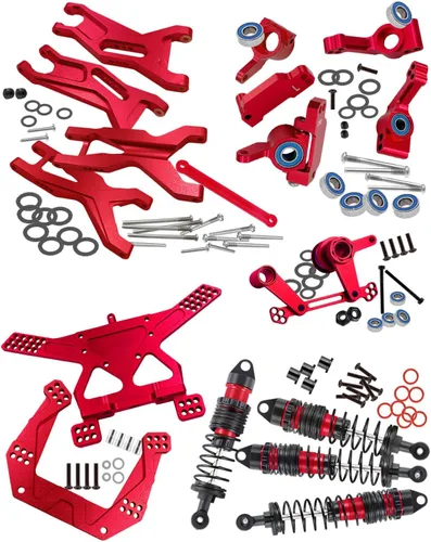 Miniatura 9 de Pieza de Actualización para 1/10 Slash 2WD/Slash 2WD VXL, Amortiguadores RC Big Bore de Aleación, Brazo de Suspensión, Bloque Caster, Bloques