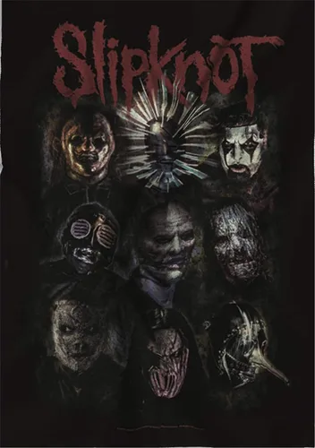Miniatura 2 de Póster/bandera de tela grande oxidado de Slipknot 44" x 30" (hr)