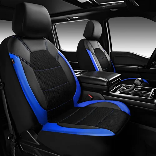 Miniatura 17 de Car Pass - Fundas universales de cuero para asiento de automóvil deportivas que se adaptan a la mayoría de automóviles, SUV, camiones y camionetas