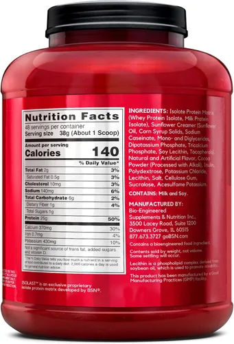 Miniatura 8 de BSN SYNTHA-6 - Proteína aislada en polvo, proteína de mantequilla de maní en polvo con aislado de proteína de suero, aislado de proteína de leche