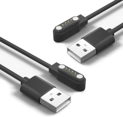 Miniatura 2 de Gloryfit - Cargador de reloj inteligente, cable de carga USB magnético de 0.157 pulgadas para relojes inteligentes Gloryfit con certificación