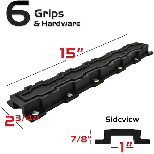 Miniatura 2 de Caliber Grips 13200, kit de tracción para remolque de moto de nieve de 6 piezas