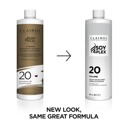 Miniatura 2 de Clairol Professional Crème Permanente 20 Volume Hair Developers For Coloring, Lightening & Lifting with Deep Conditioning Formula Packaging May