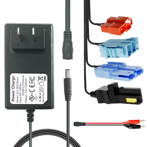 JRRXM Cargador universal de 12 voltios y 24 voltios para coche de juguete alimentado por Batty para niños, la mejor opción de cargador adaptador de