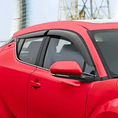 Miniatura 2 de Voron Glass, protectores de lluvia extra duraderos para Toyota C-HR 2018-2024, deflectores de ventana, viseras de ventilación, 4 piezas - 100319