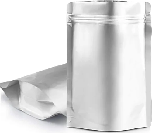 Miniatura 3 de Bolsas de Mylar - Paquete de 20 bolsas con cierre hermético de mylar para almacenamiento de alimentos, 20 bolsas de aluminio con cierre hermético