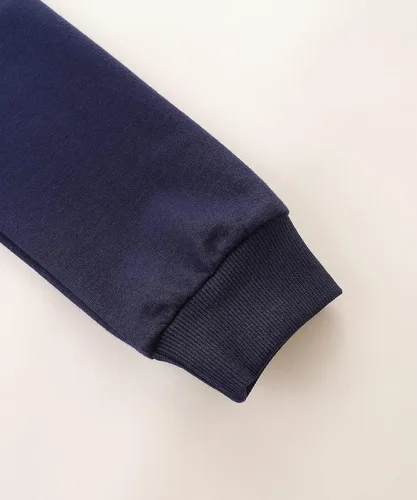 Miniatura 5 de Bumeex Sudadera de algodón con cuello redondo para niño pequeño 2-7T