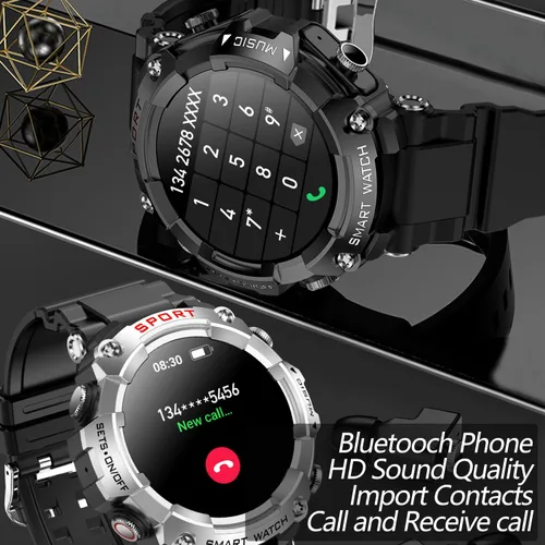 Miniatura 5 de YPSDOOWKJ Reloj inteligente con auriculares para hombres y mujeres, pantalla HD de 1.52 pulgadas, sonido 9D, monitor de fitness y sueño, llamada